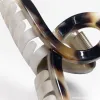 Tortoiseshell pattern large claw clip for ladies, 18cm Application Scenario